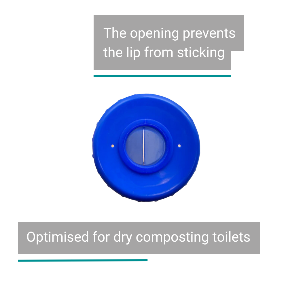 Trelino Set de remplacement avec 2 fermetures à membrane pour couvercles du bidon d'urine