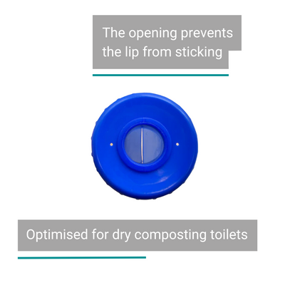 Trelino Set de remplacement avec 2 fermetures à membrane pour couvercles du bidon d'urine