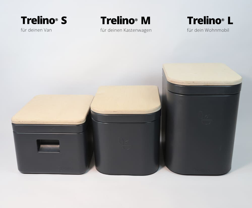 Trelino® S - Mobile Toilette für Van, Bulli und Kastenwagen – Trelino®  Composting Toilets
